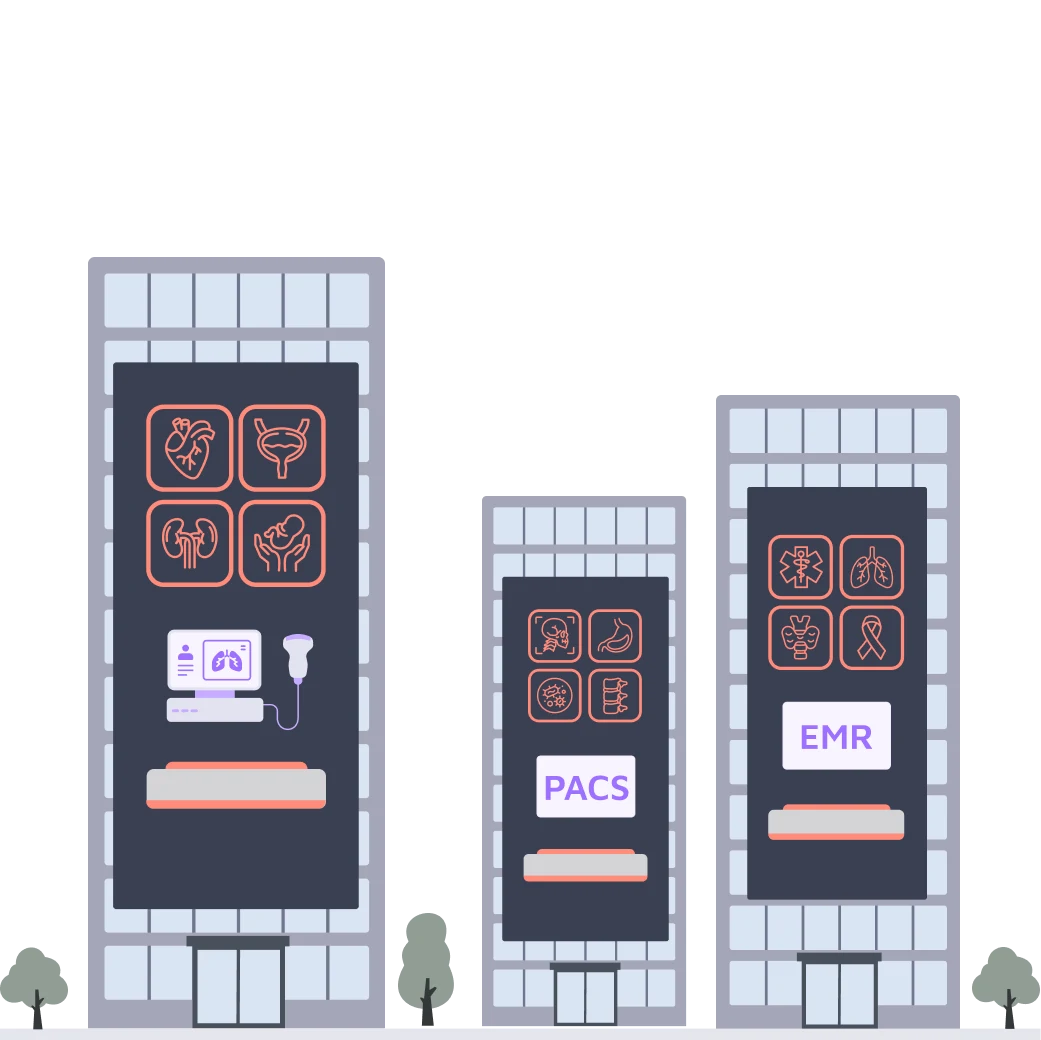 Diagram showing AI agents in-building