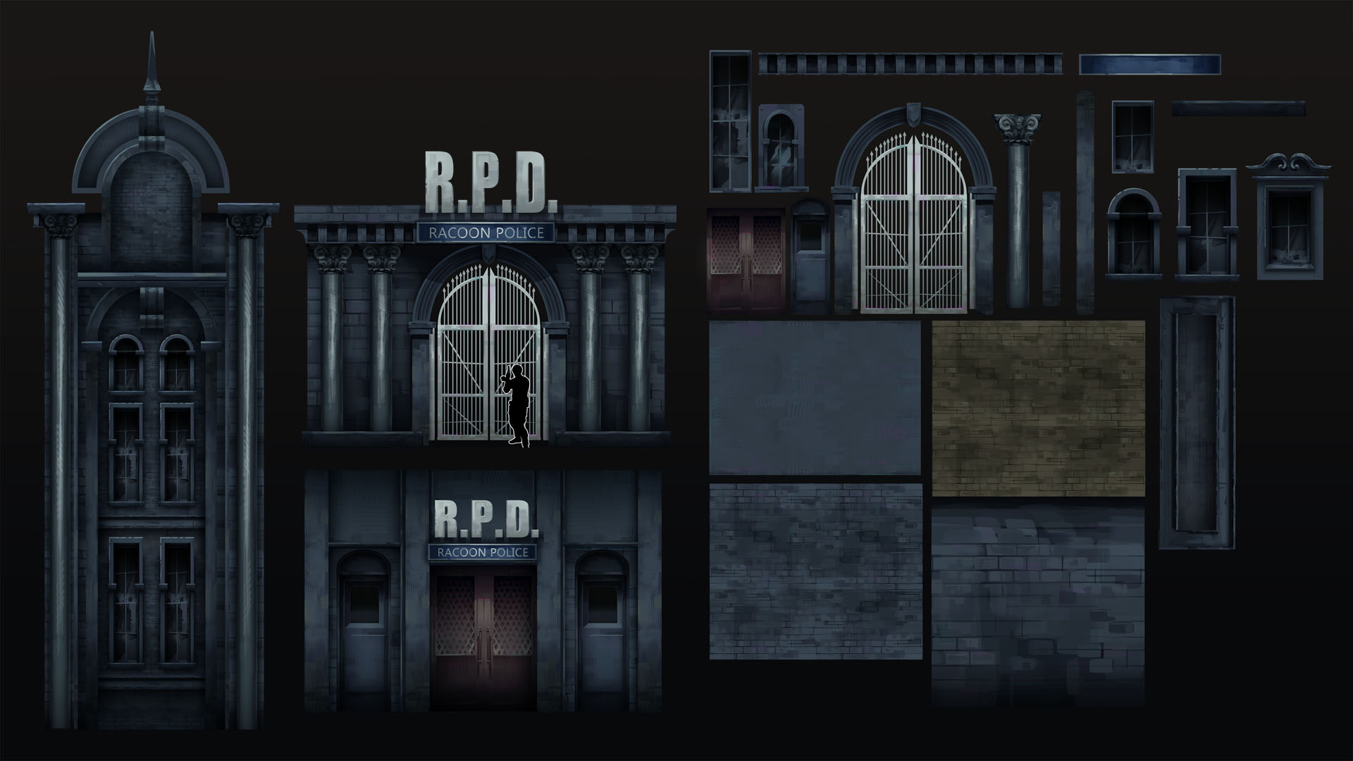 Assets sheet for R.P.D. environment