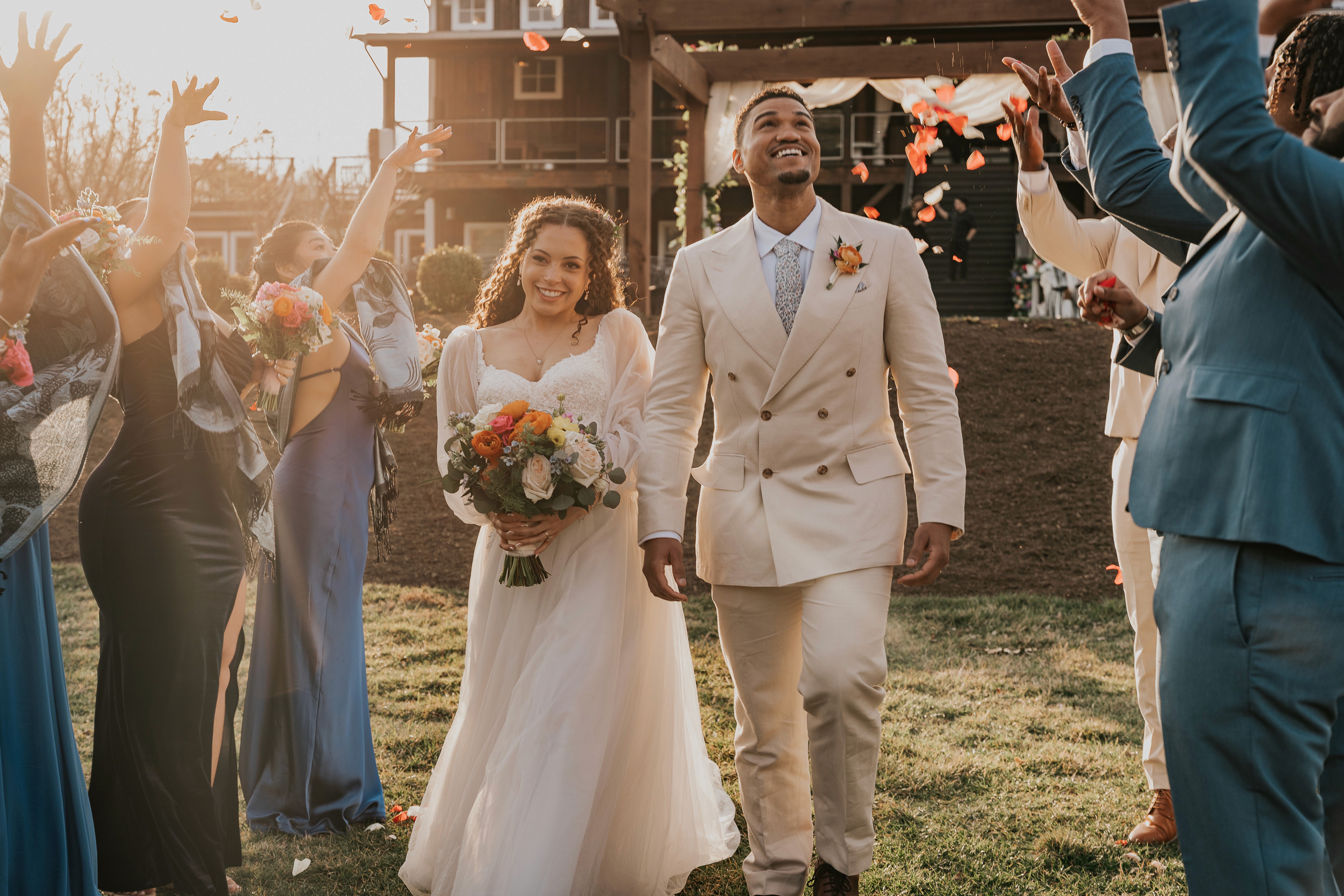 Dominique and Elijah wedding portrait