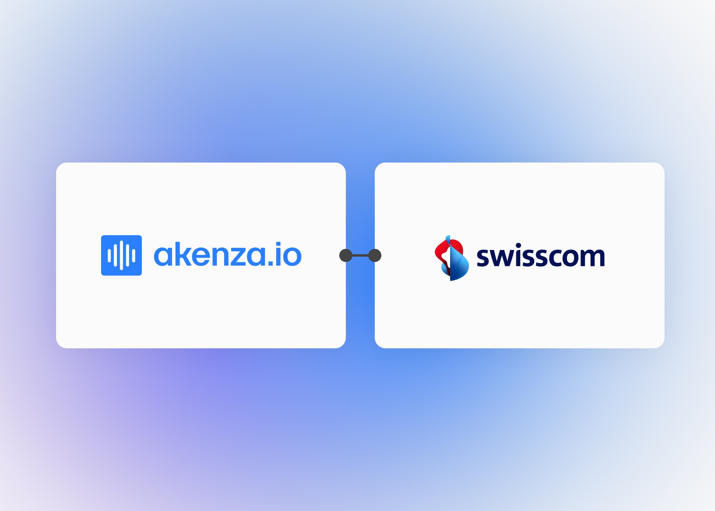 Akenza and Swisscom logos