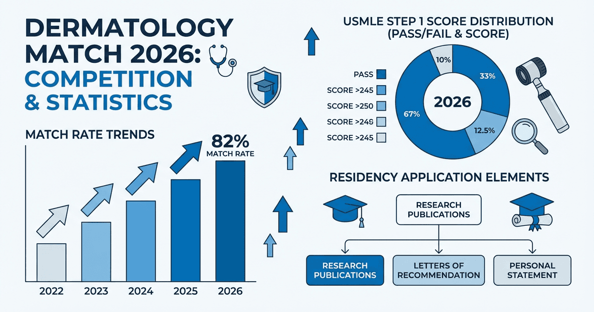 Cover: Dermatology Match Rate 2026: What You Need to Know to Compete