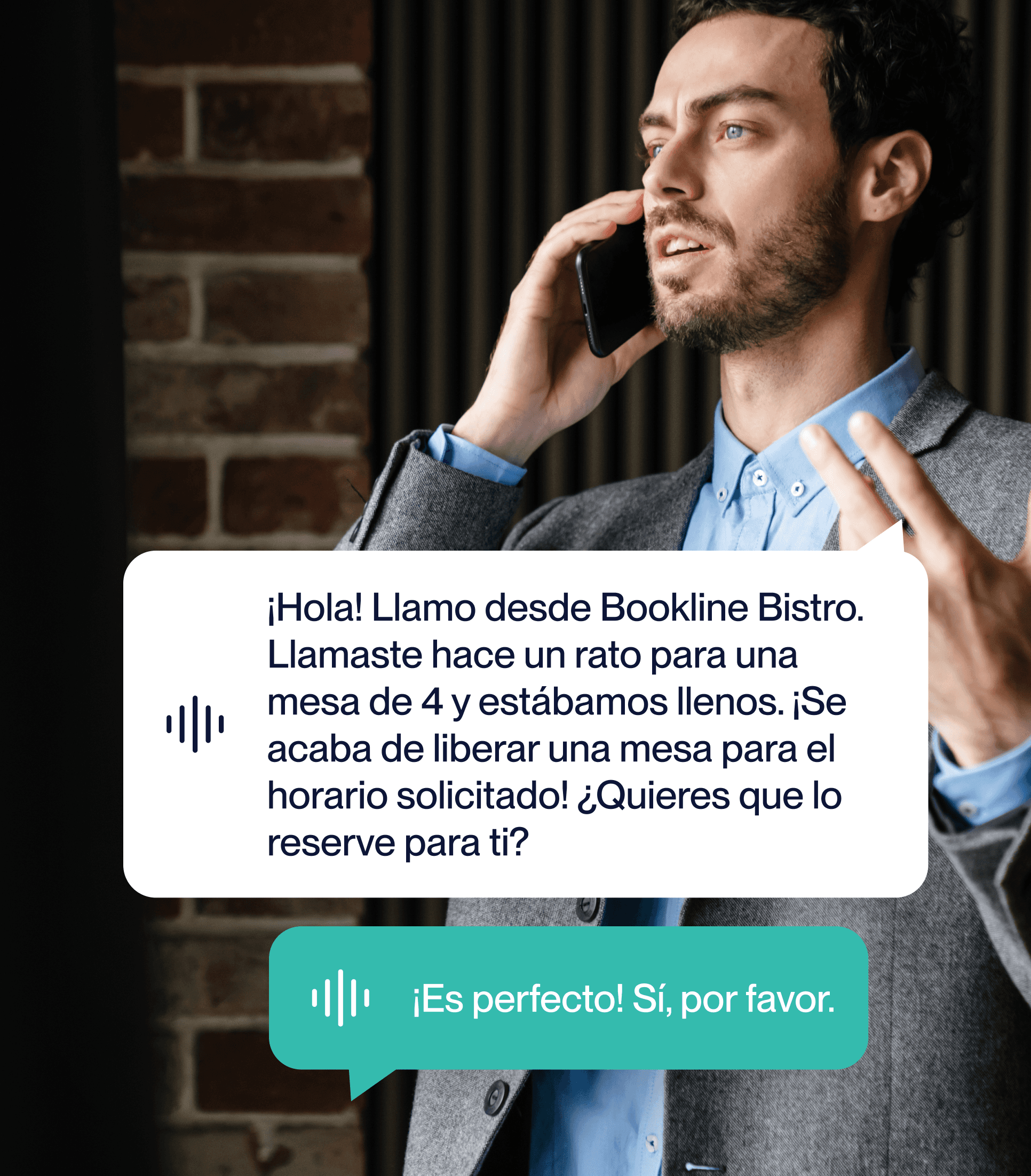 Man talking on the phone