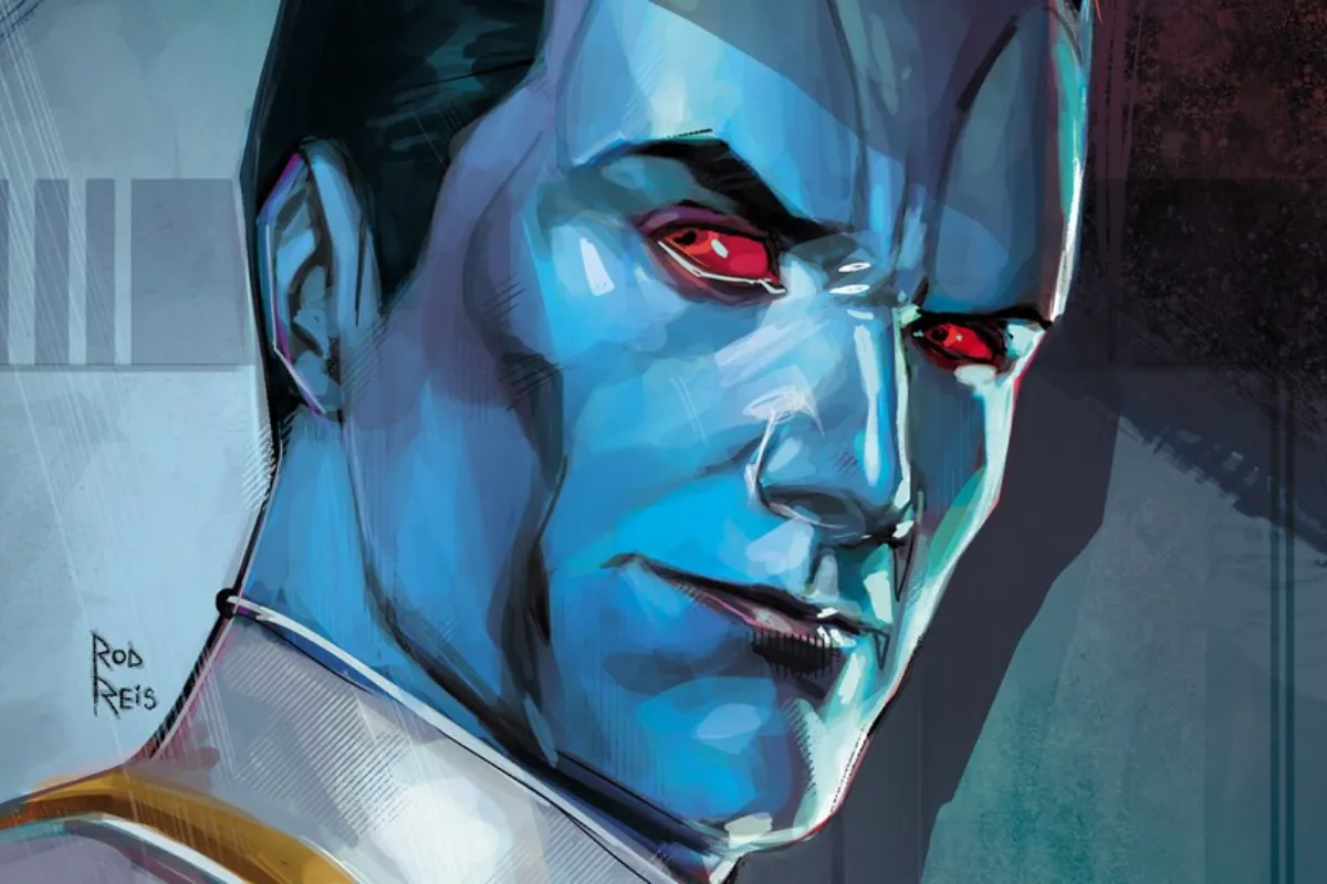 Thrawn as depicted in Marvel comics.