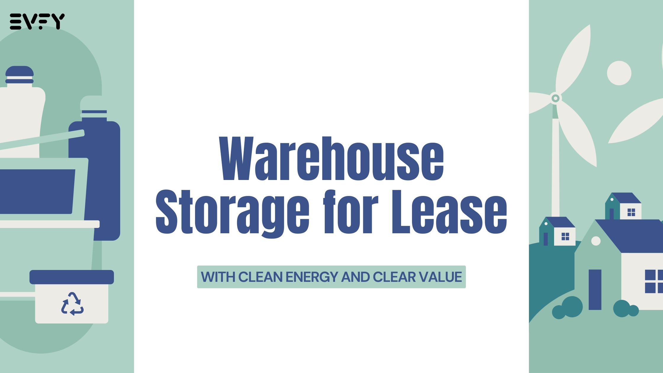 Warehouse Storage for Lease with Clean Energy and Clear Value