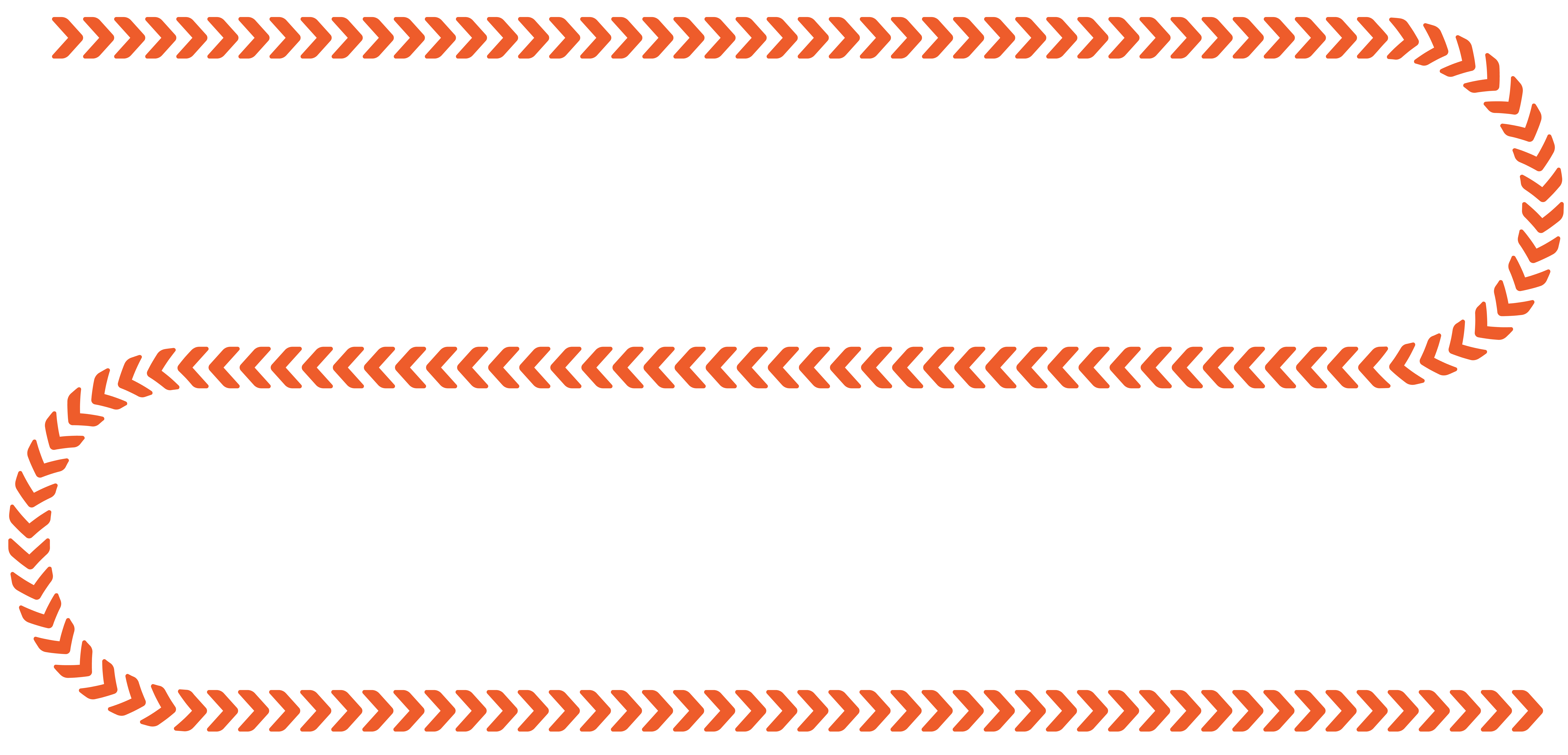 Jama logistics chevron shape in orange in a repeat pattern to look like tyre marks