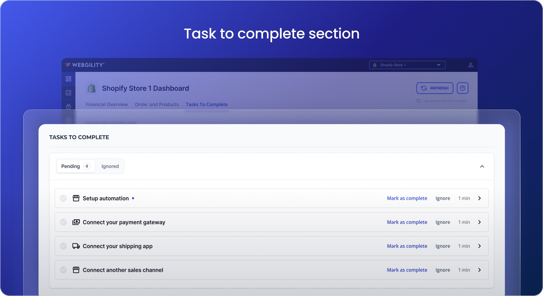 Onboarding user data collection ui rendering