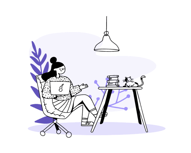 Illustration zur Umsetzung – Rabea entwickelt das Webdesign in Framer