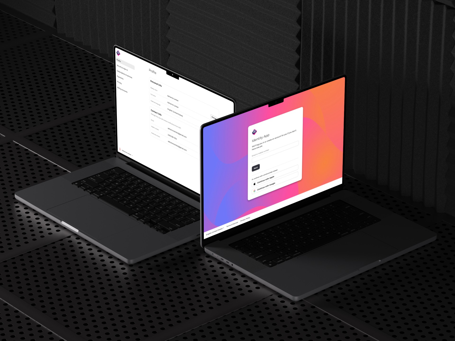 Identity App project thumbnail.