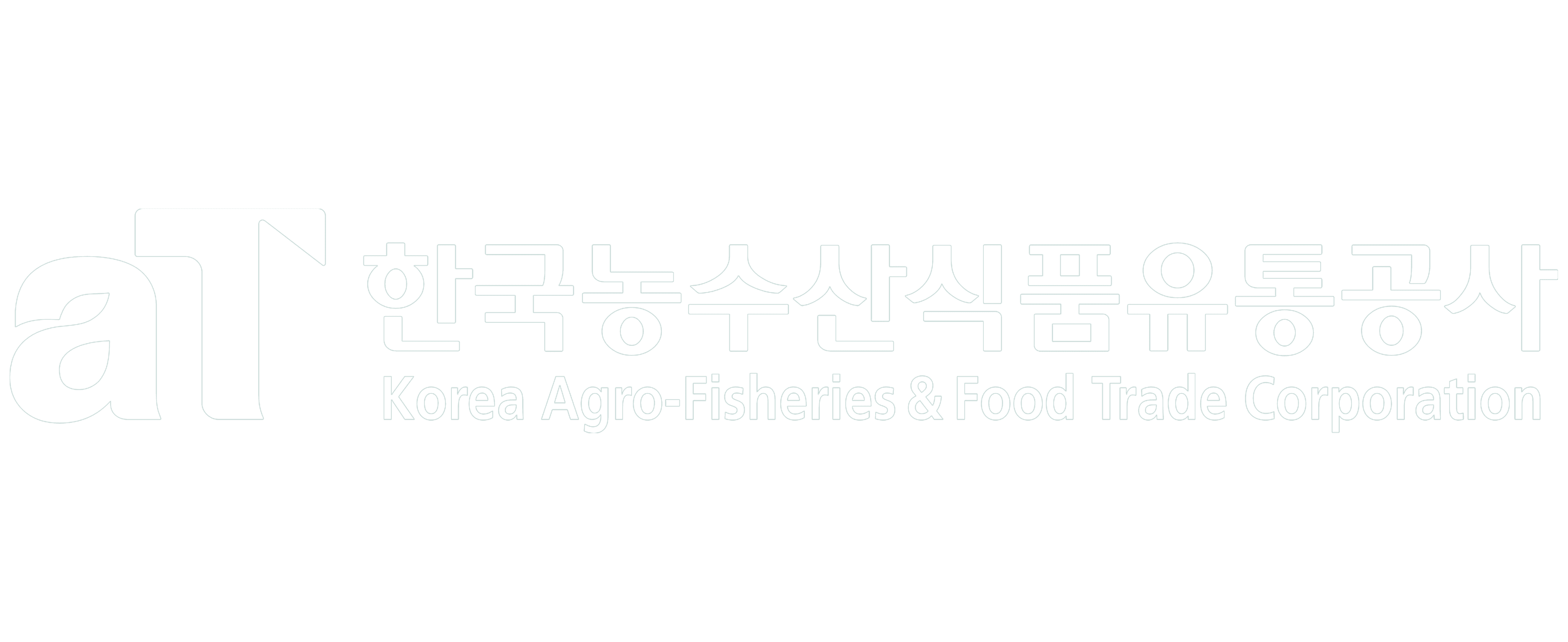 한국농수산식품유통공사 로고