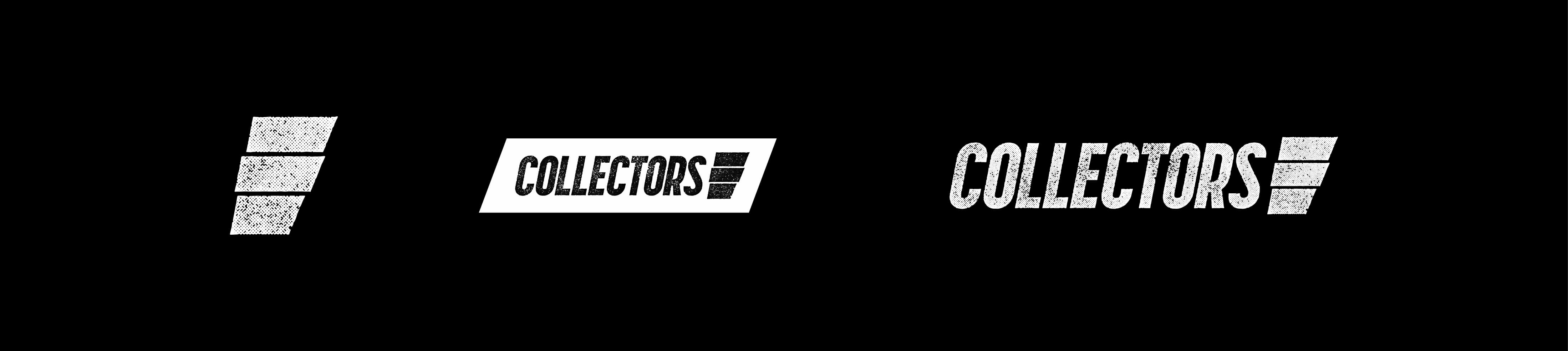 Collectors Coffee logo suite collection in black & white.