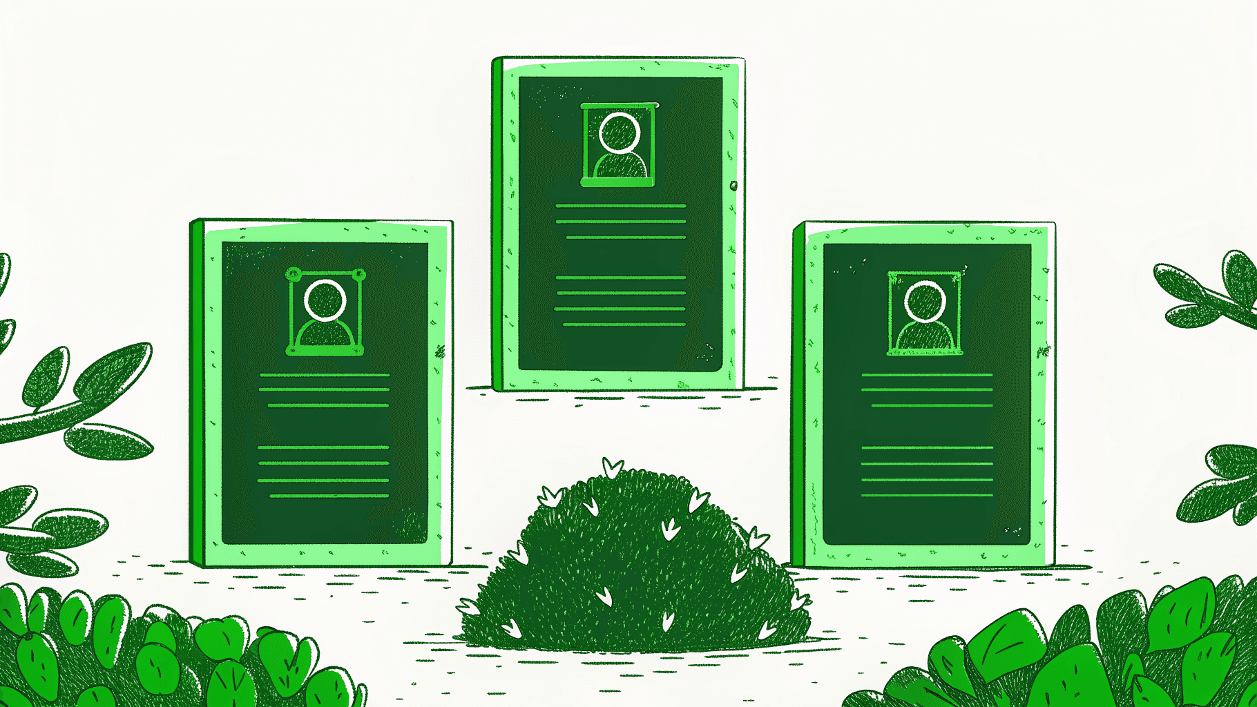 Three required documents for life insurance payout claim arranged in a glowing cluster