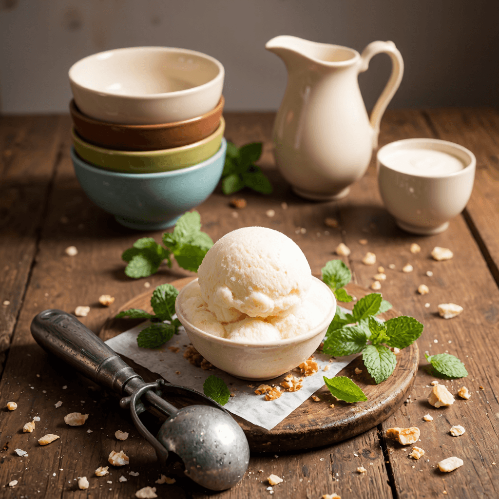 product photography of Frozen Dessert