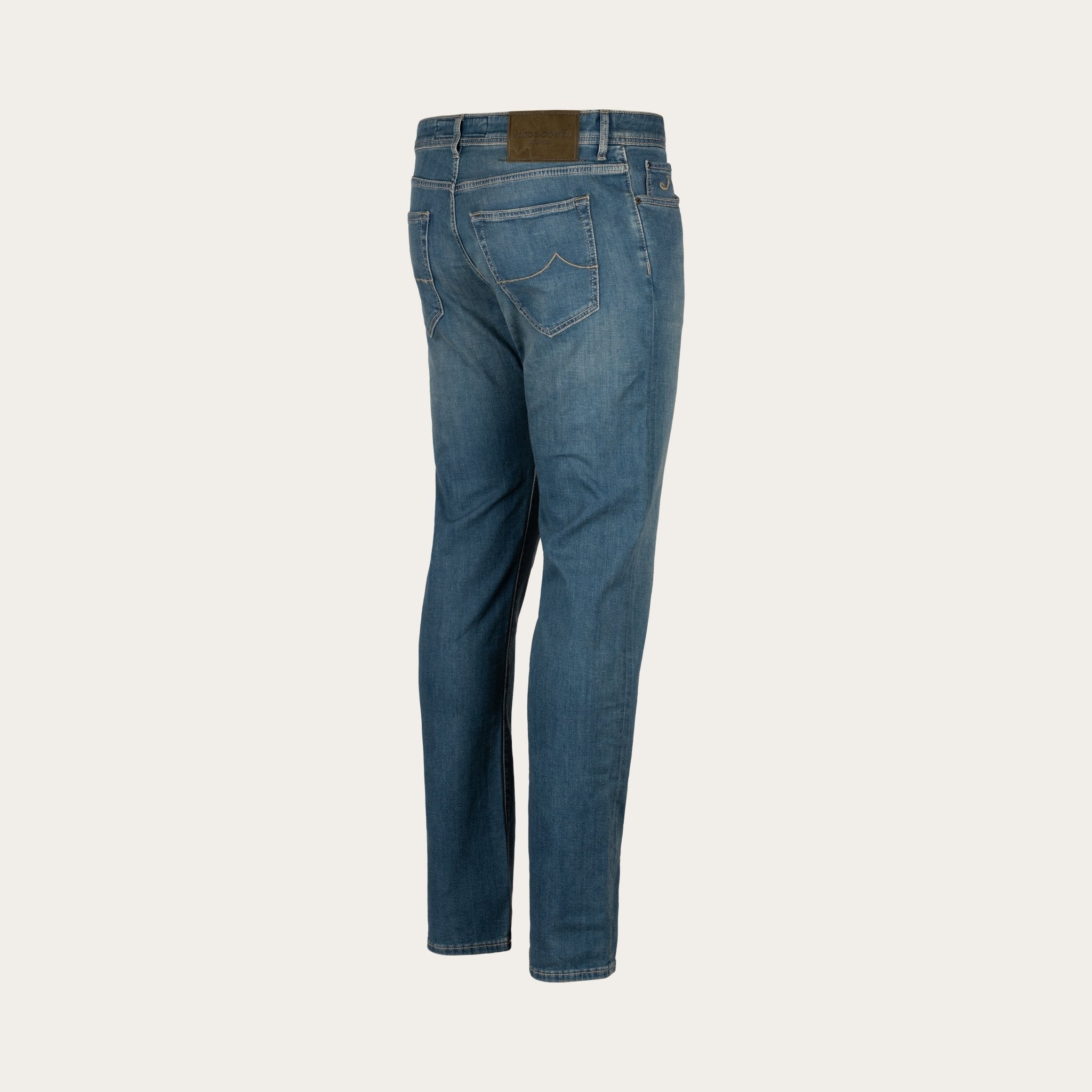 Bard Regular Jeans in Light Blue Rinse Wash - Mandelli UK