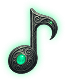 logo for the songs feature in ravenquest expeditions