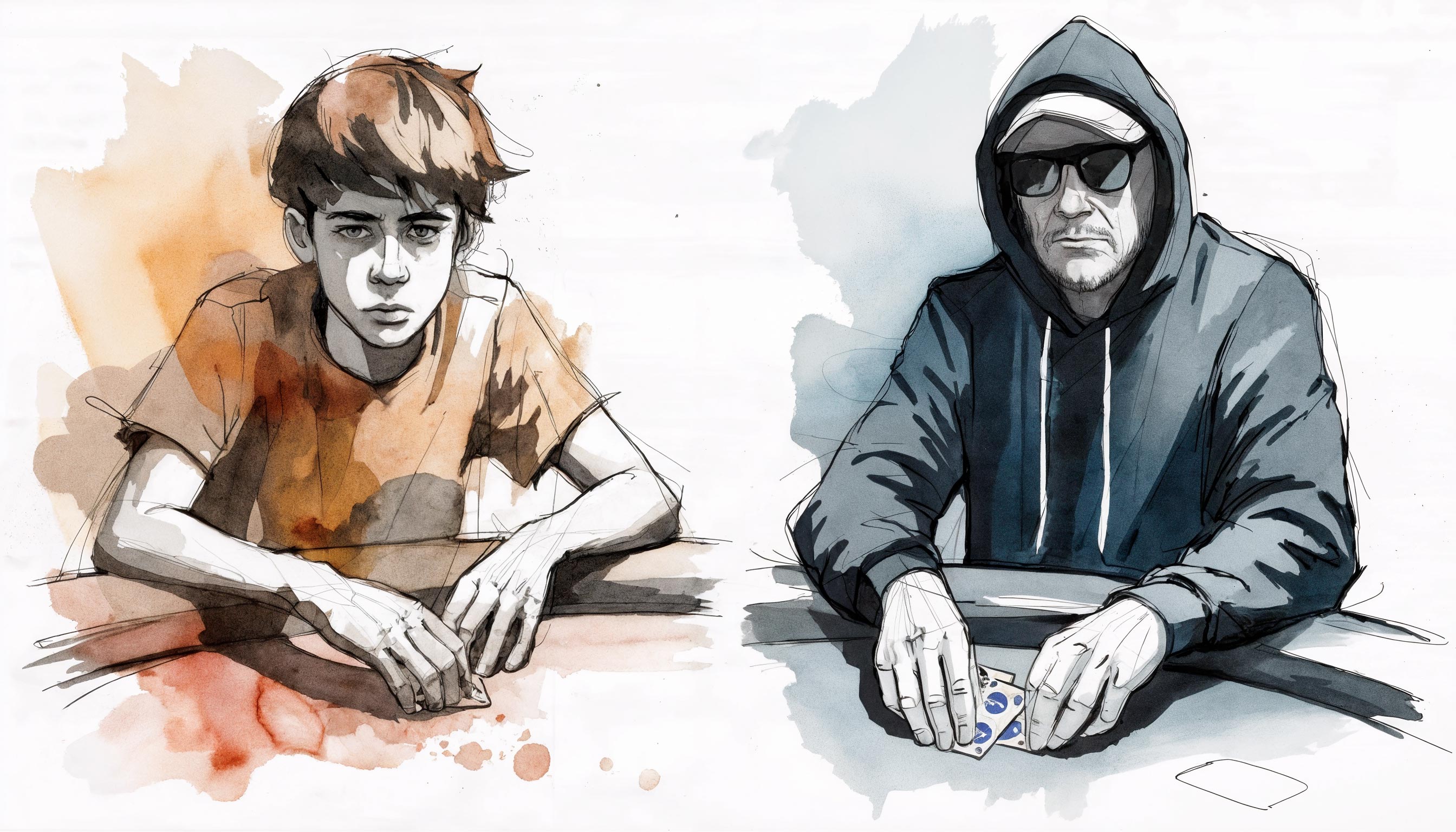 Amateur and Professional in Poker