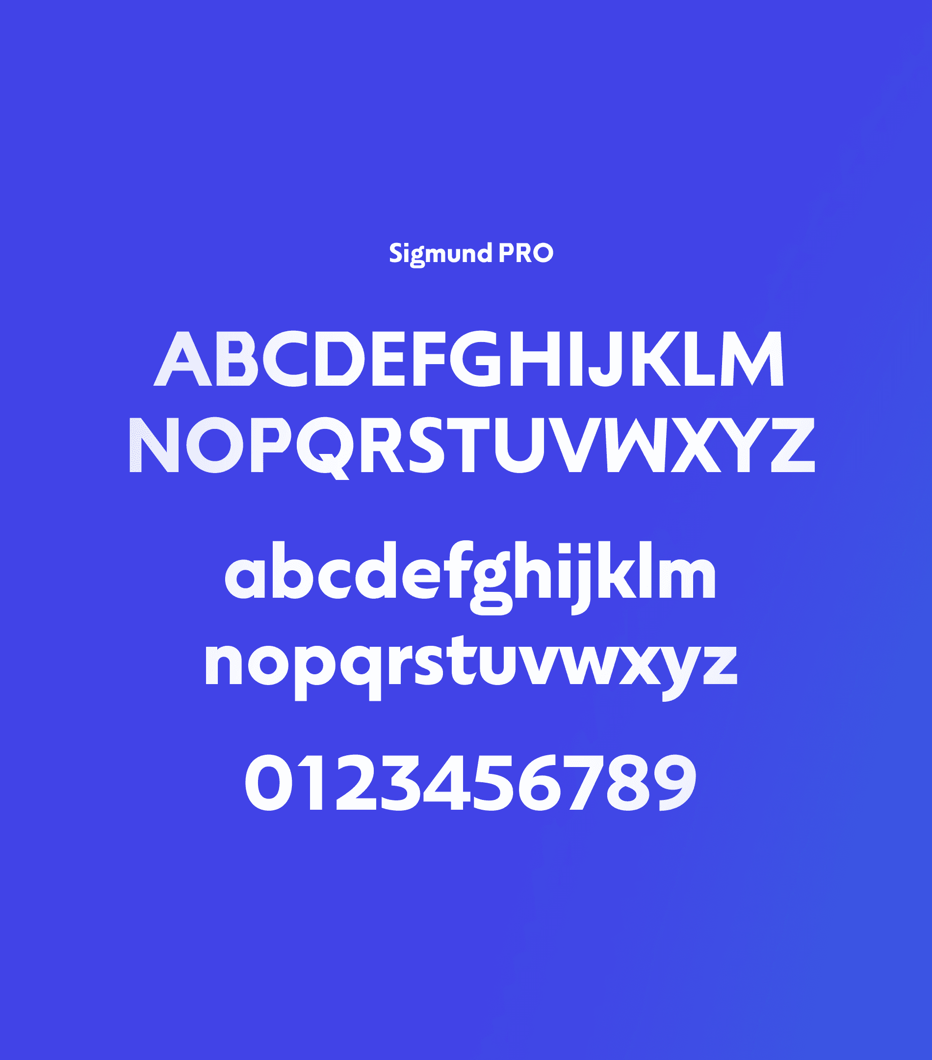 Sigmund Pro font specimen used in the ActivPayroll product interface and brand