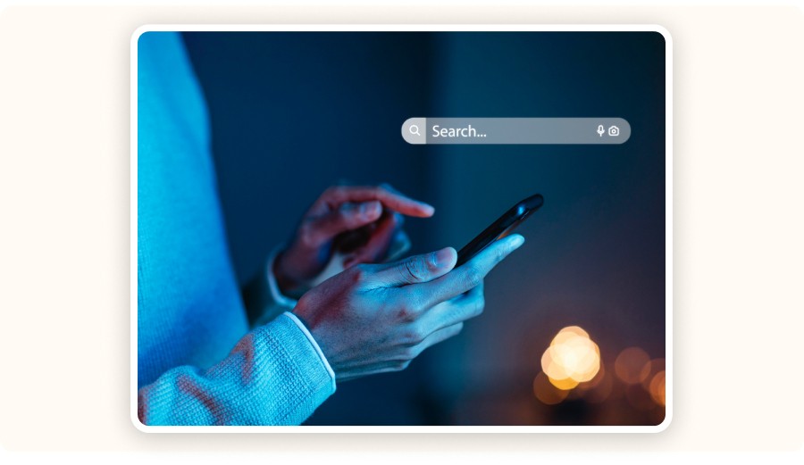 Person using a phone