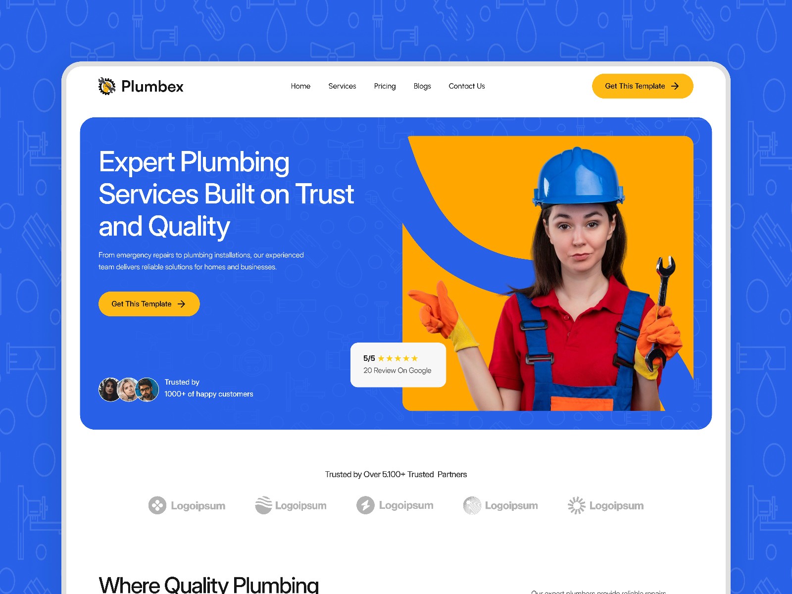 Plumbex — 现代专业房地产网站设计灵感