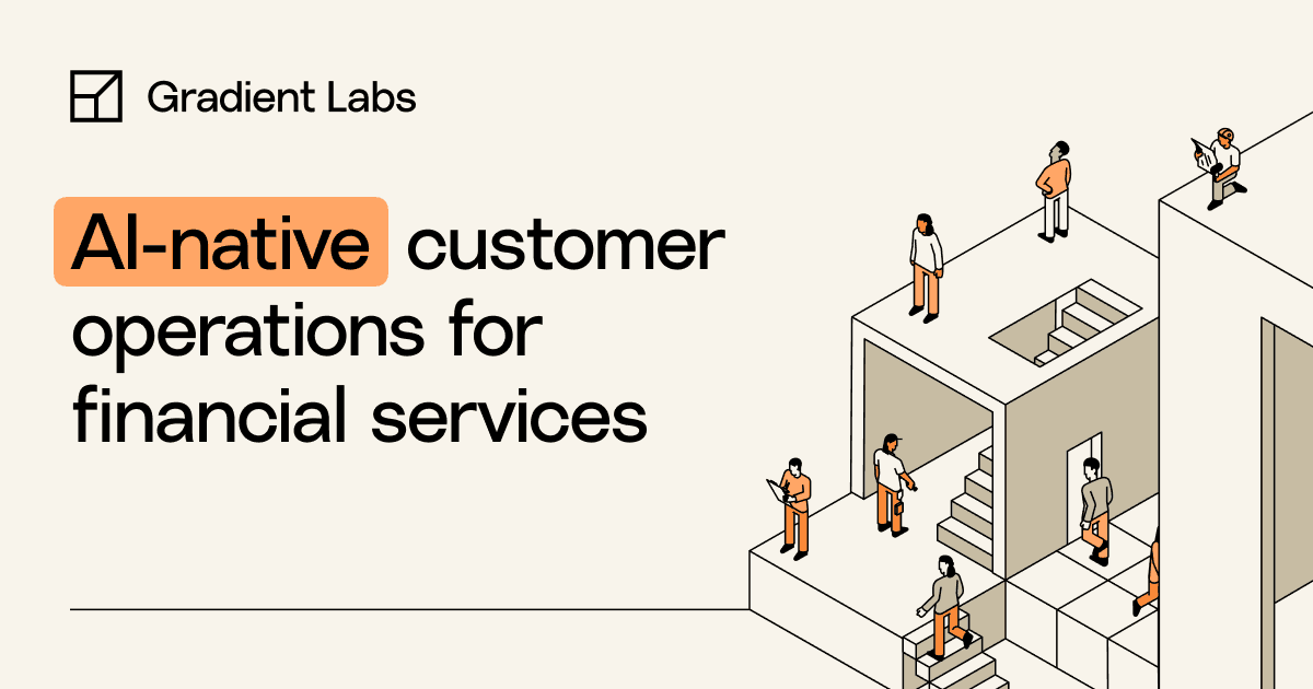 Gradient Labs editorial image representing ai customer operations for regulated industries for UK business readers.
