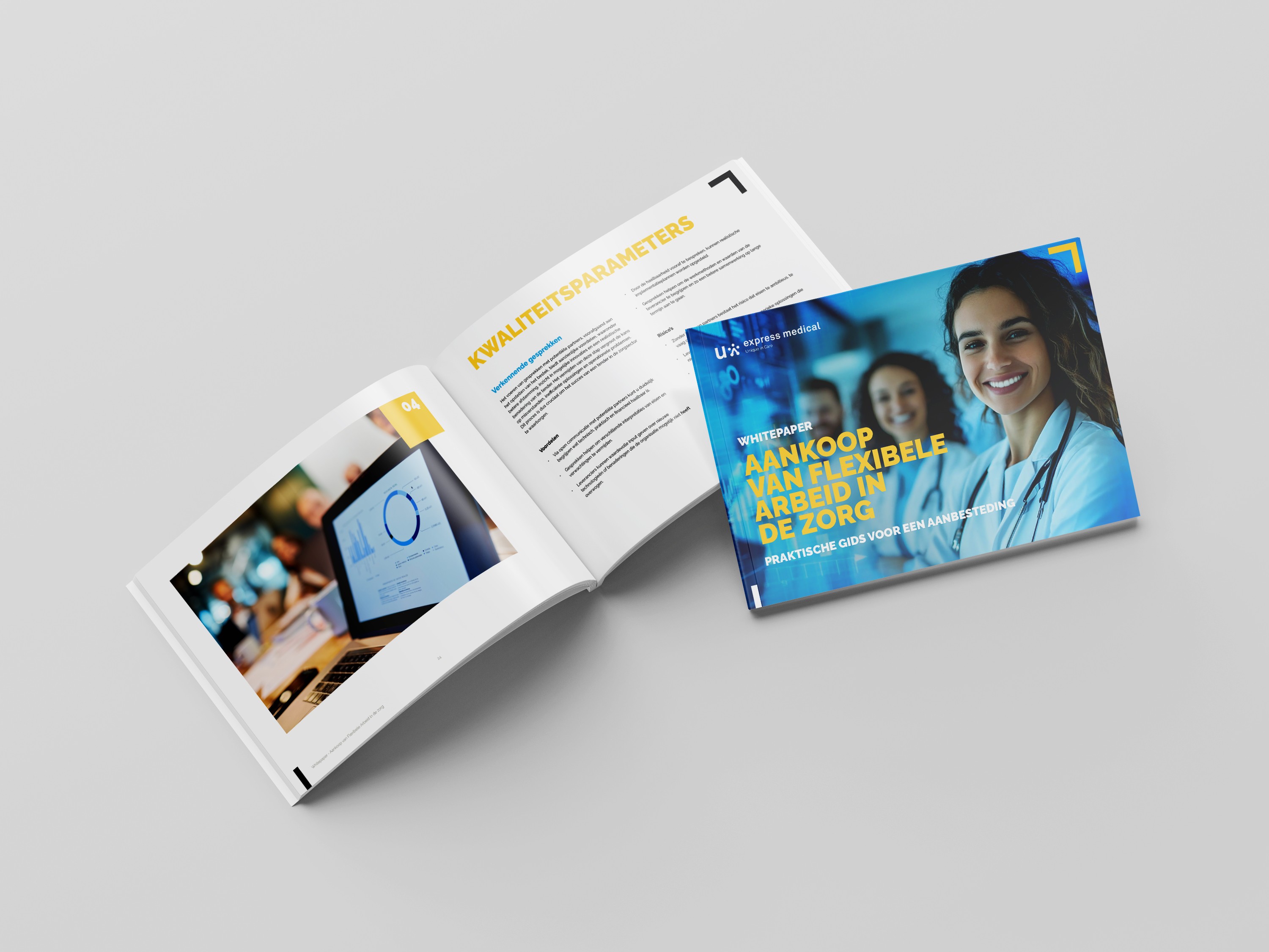Image of the white paper design for Unique