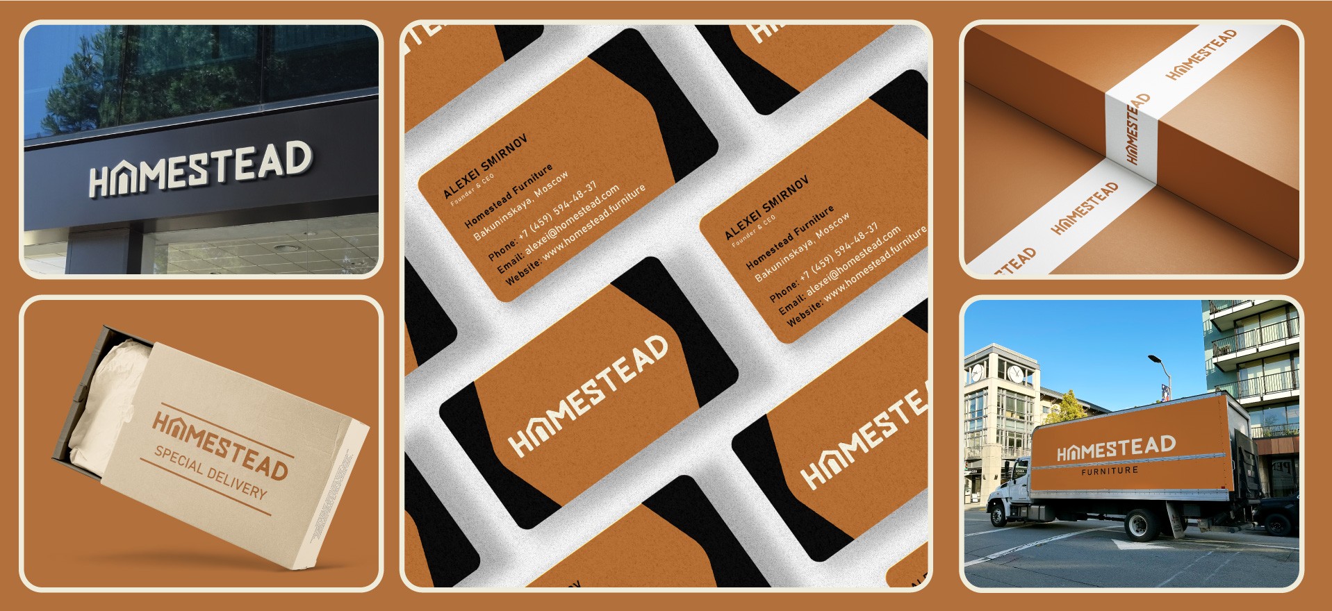 homestead furniture 8bit creative solutions branding brand identity logo design business card website design development creative agency marketing advertising seo mauritius