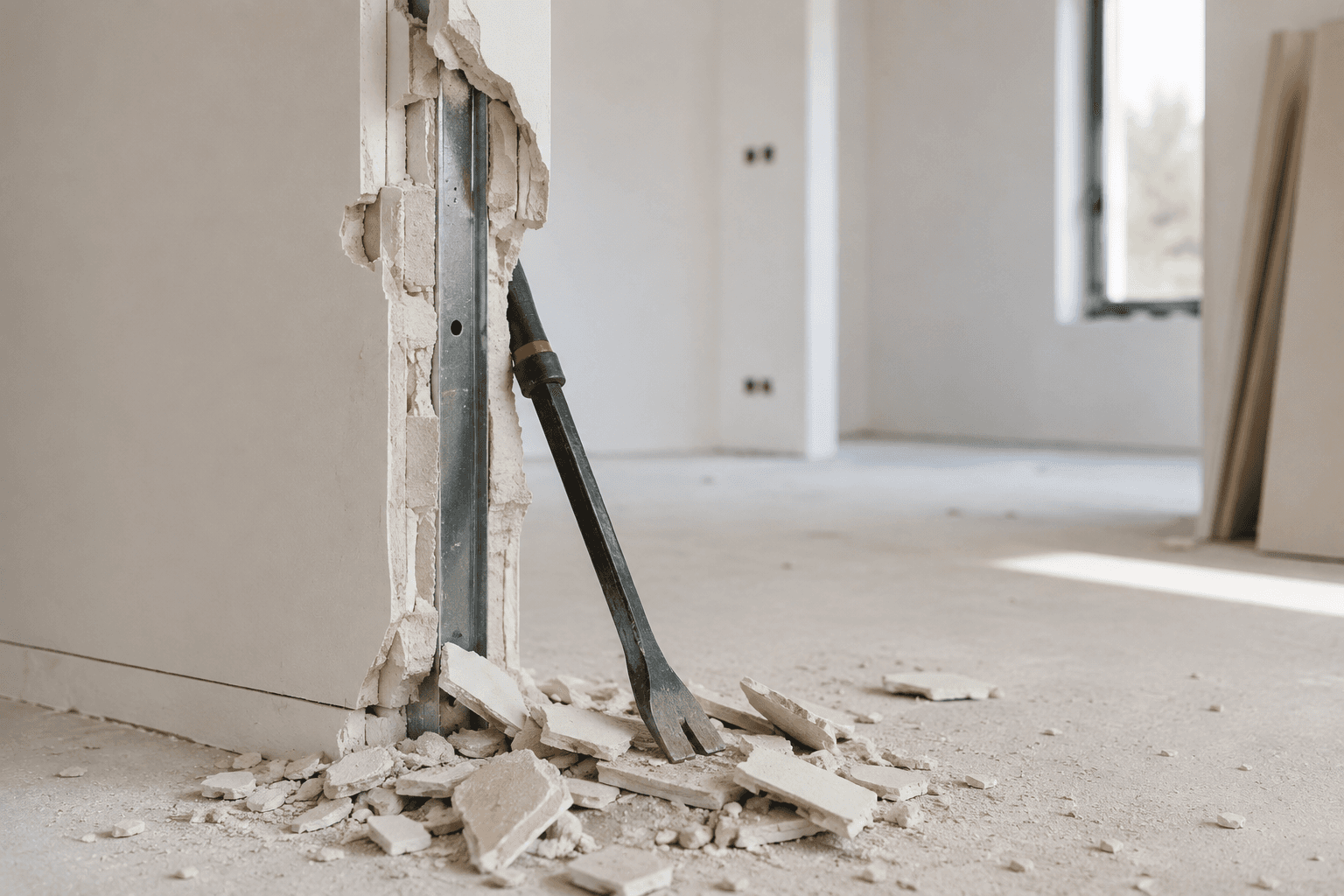 Sichere und kontrollierte Abbrucharbeiten als professionelle Grundlage für Neues.