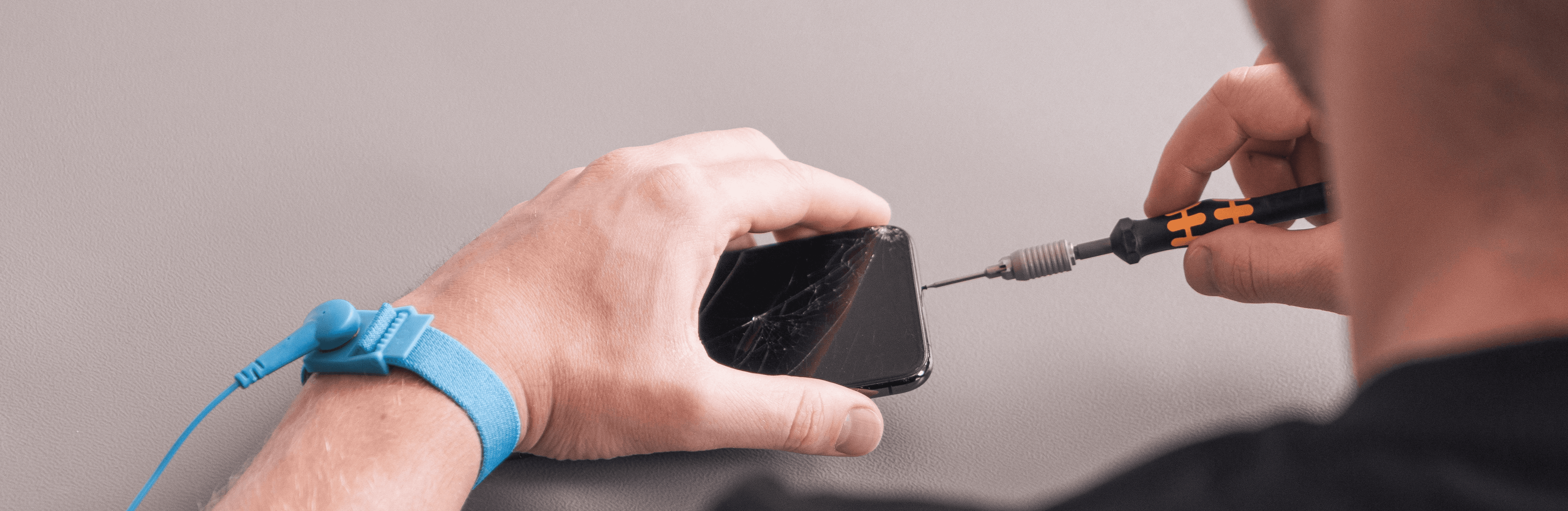 a man holding a syringe