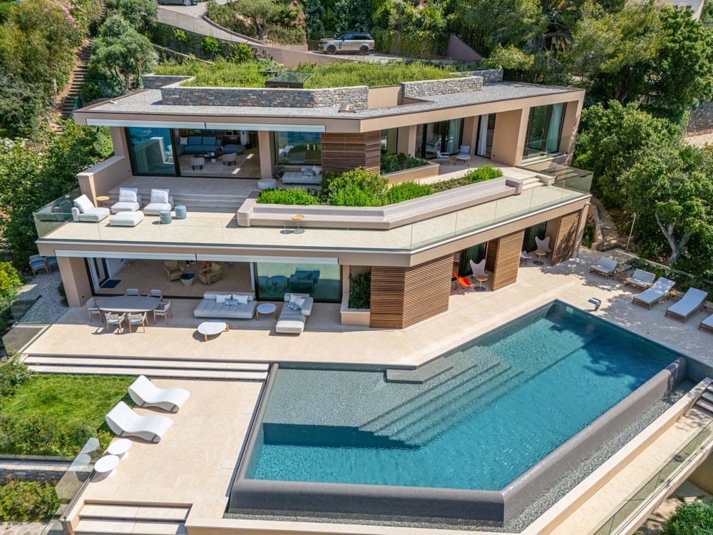 Réalisation d'une villa par Batiglobal sur la Côte d'Azur