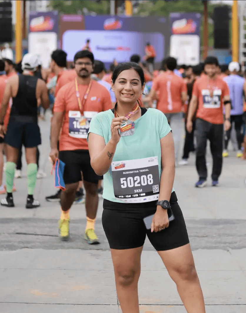 Shushmita, marathon runner