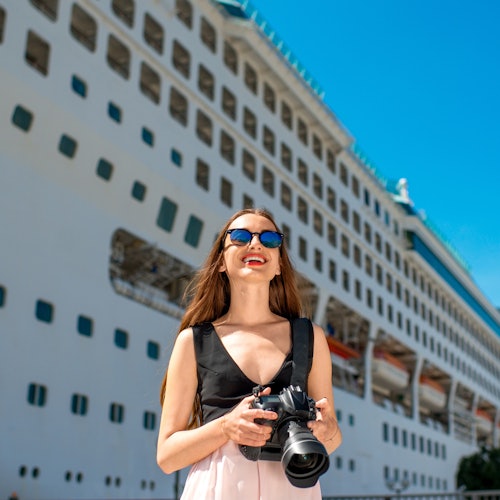 Nave da crociera in porto