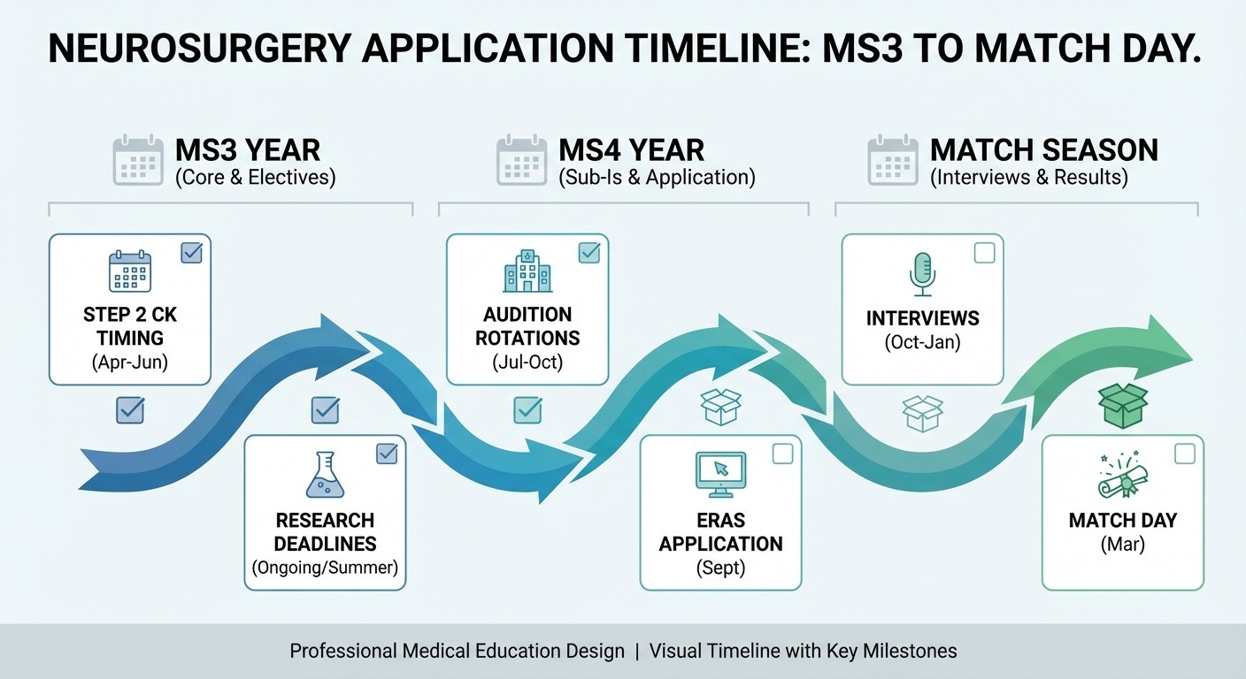 Neurosurgery Residency Application Timeline 2026