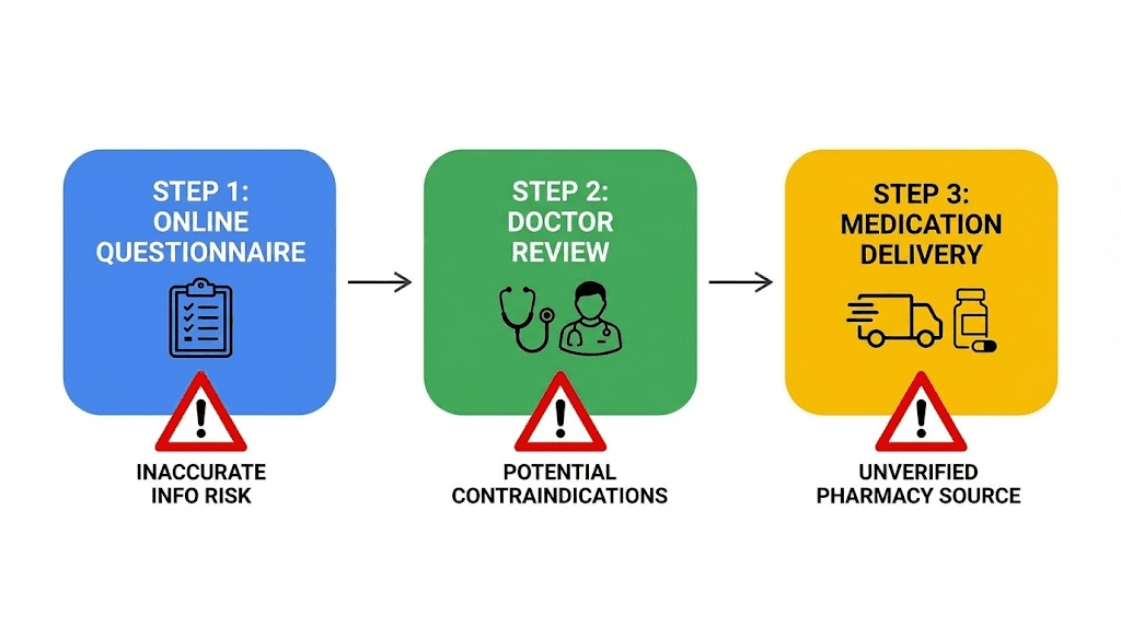 How Priority Meds tirzepatide ordering process works step by step