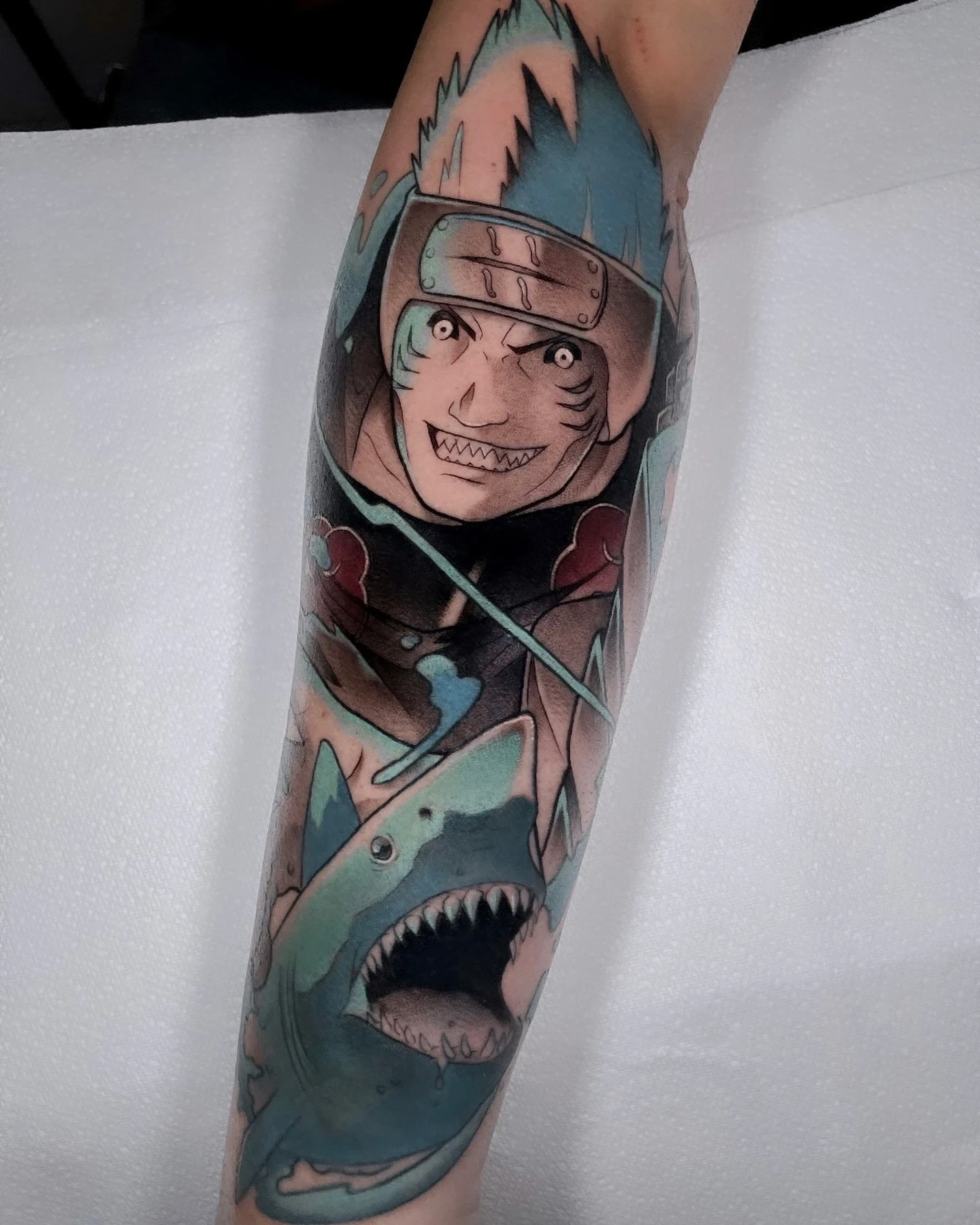 Kisame from Akatsuki tattoo