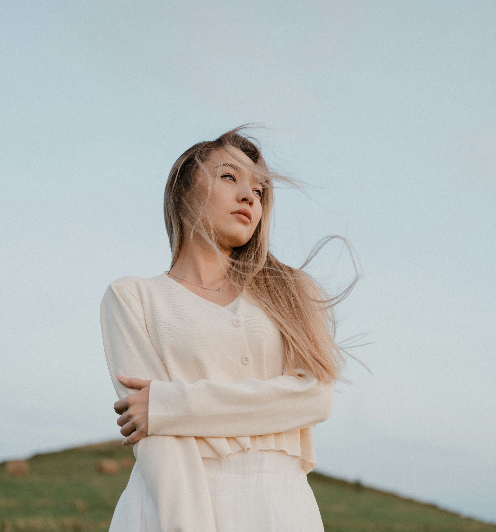 Woman portrait in nature