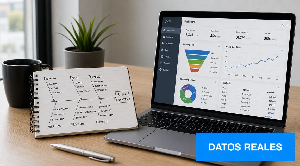 Valida tus causas con datos reales de tu CRM