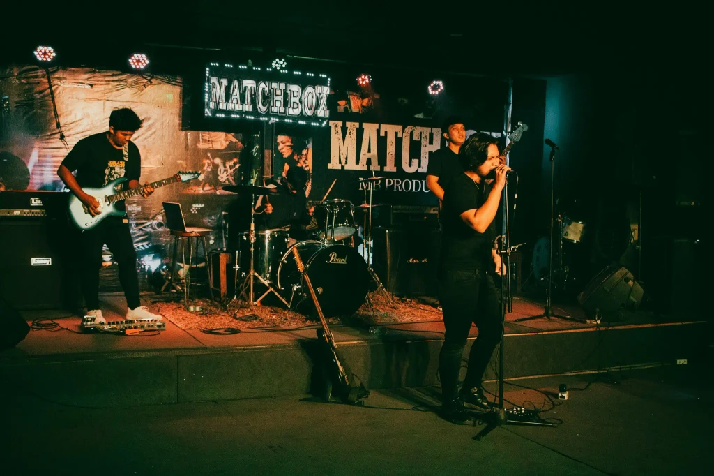 ALLIS. band performing in matchbox production