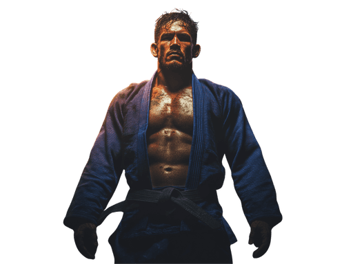 BJJ fighter in standing pose