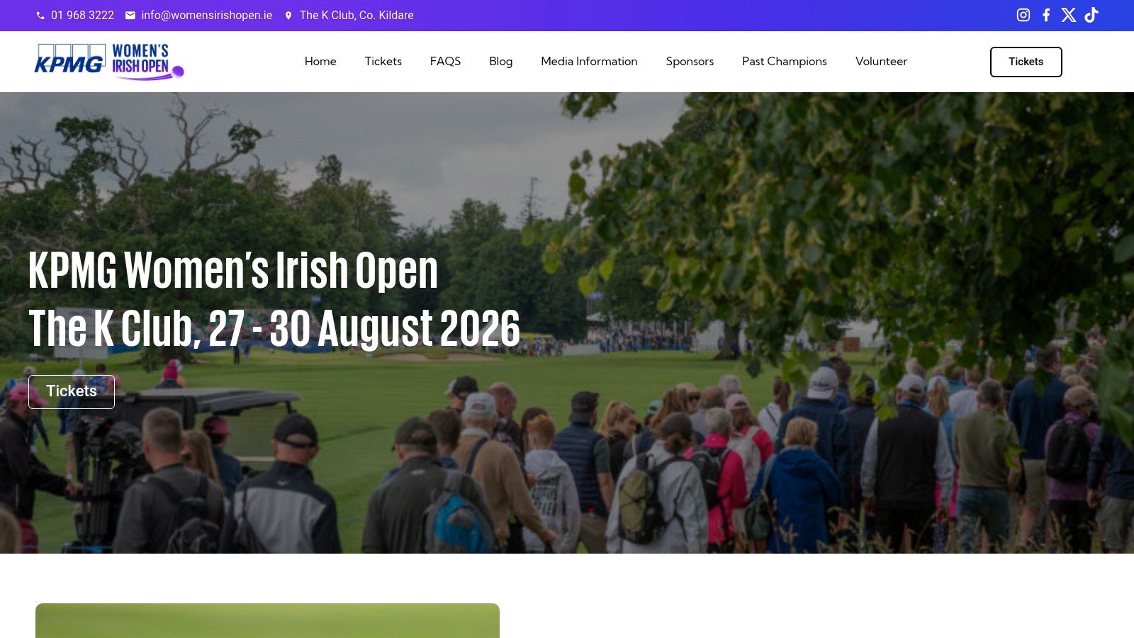 KPMG Women’s Irish Open (Ladies European Tour)