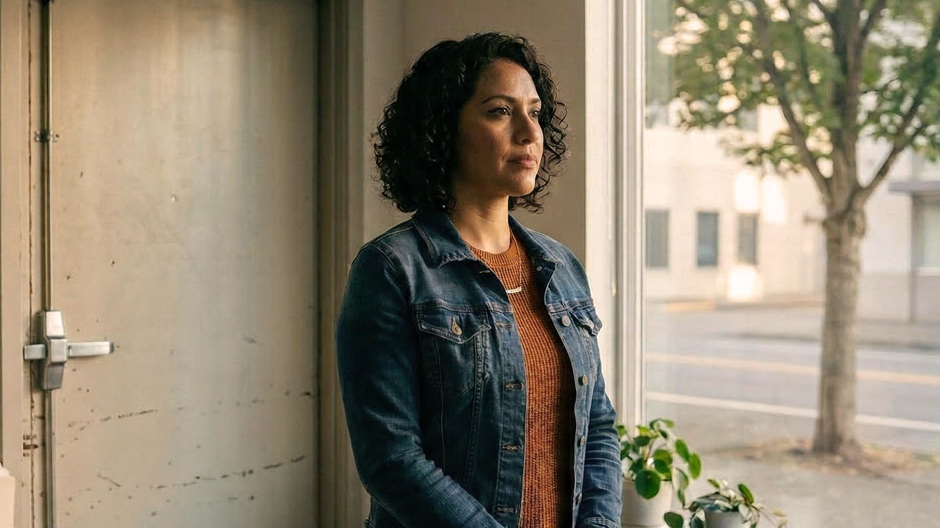 Mujer latina buscando protección legal bajo VAWA con abogada de inmigración en Nueva Jersey