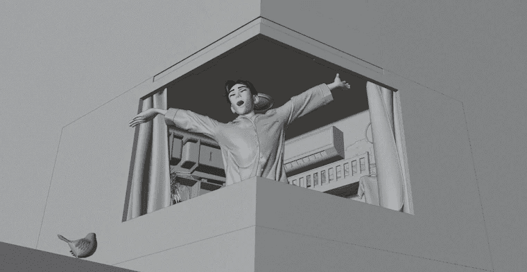 Hurix's 3D Billboard Character