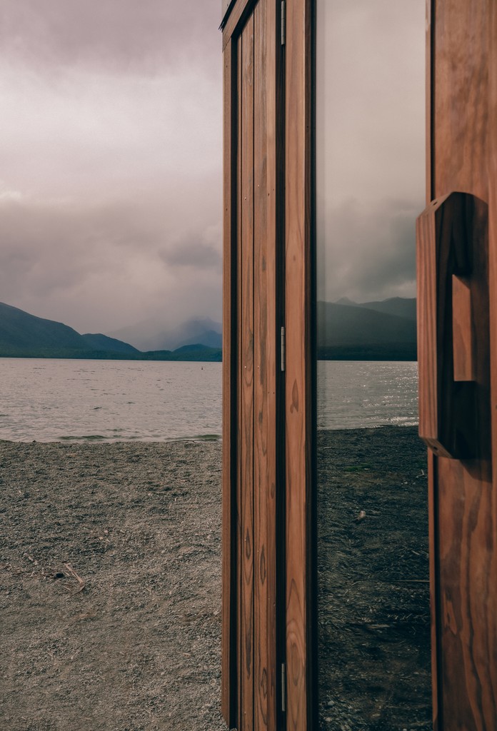 Person receiving a back massage