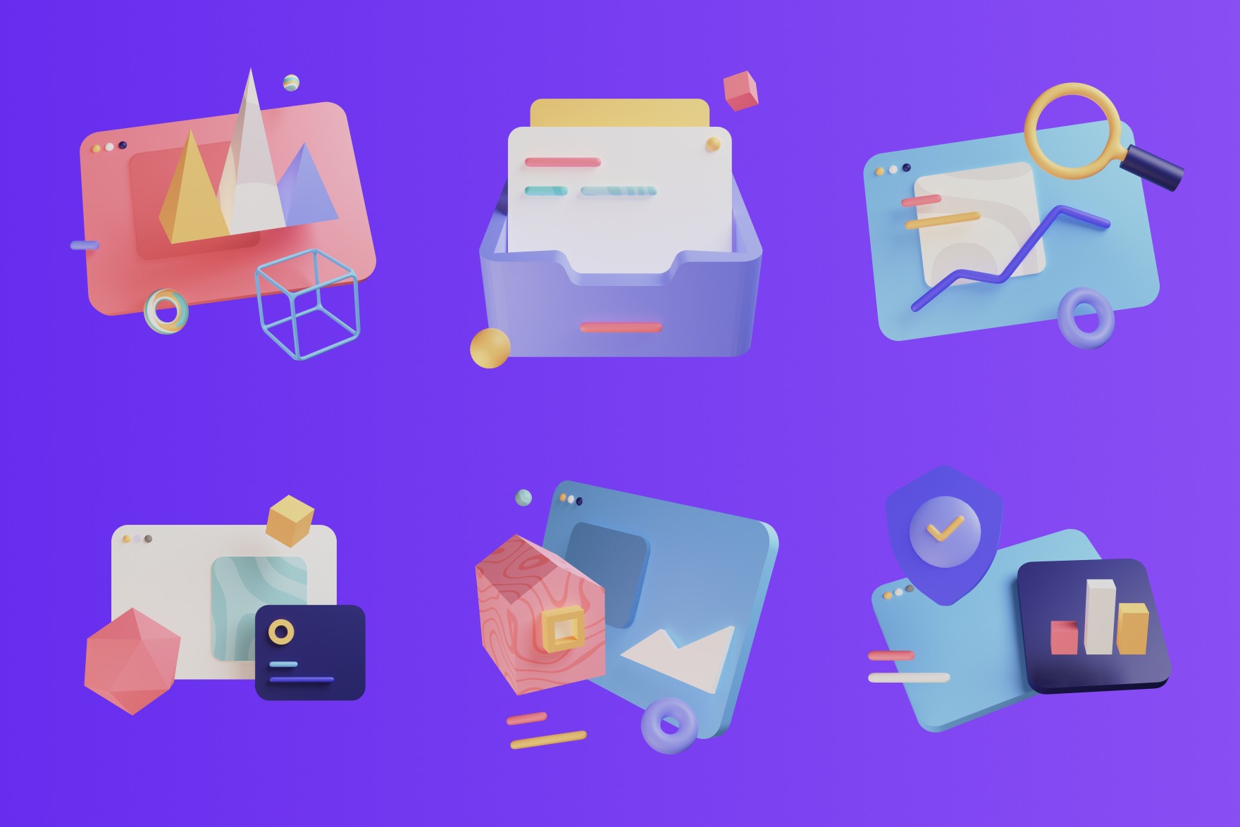 Close-up of the face of a Playful 3D Character, highlighting the expressive design and charming features, suitable for seamless integration into various design elements in graphic projects.