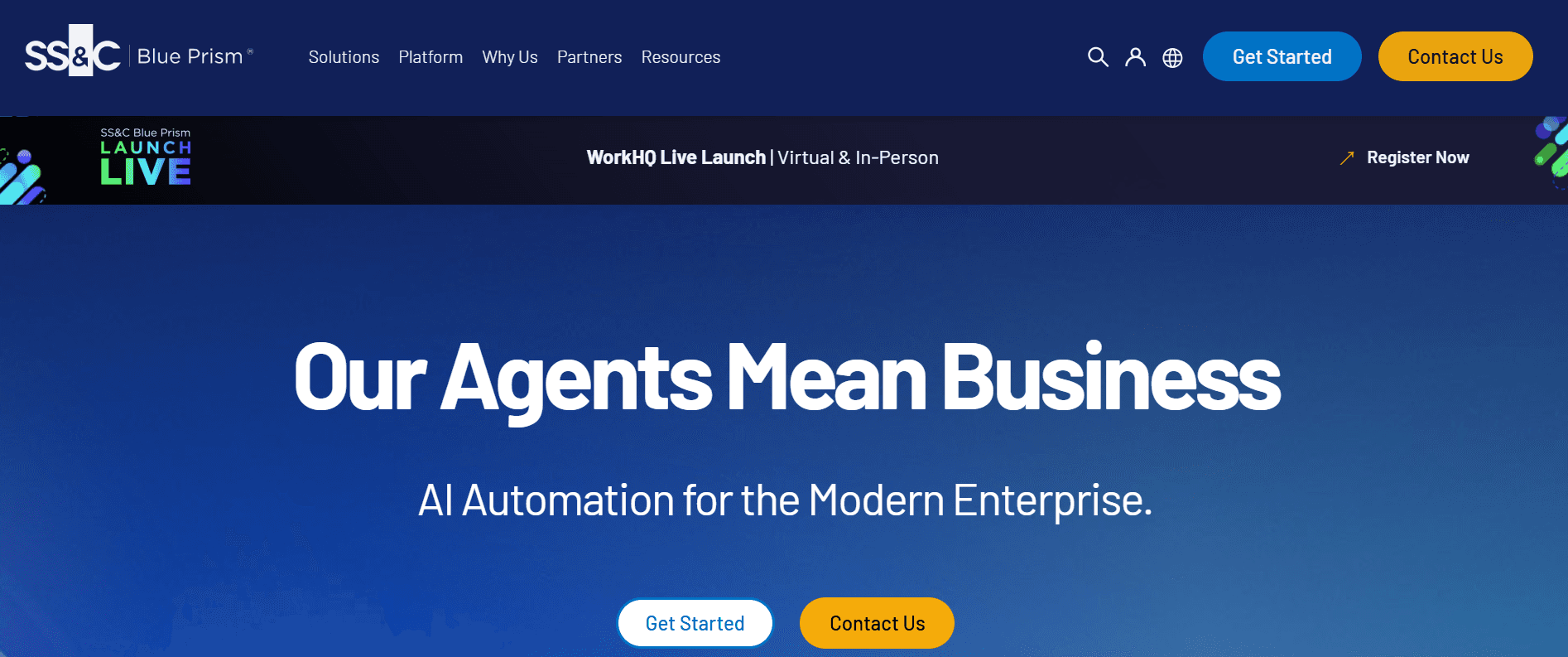 SS&C blue prism - Most Reliable Enterprise Automation Platforms 