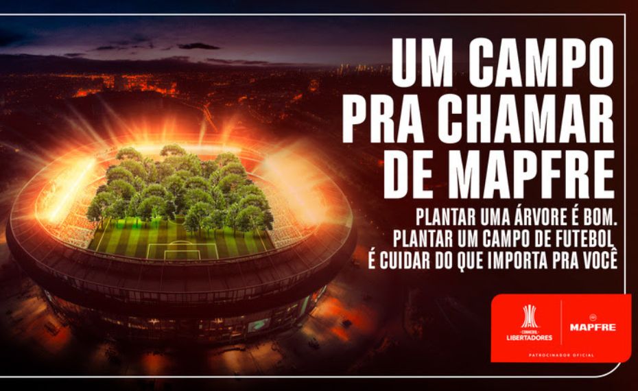 Mapfre converte gols marcados na Libertadores em árvores plantadas