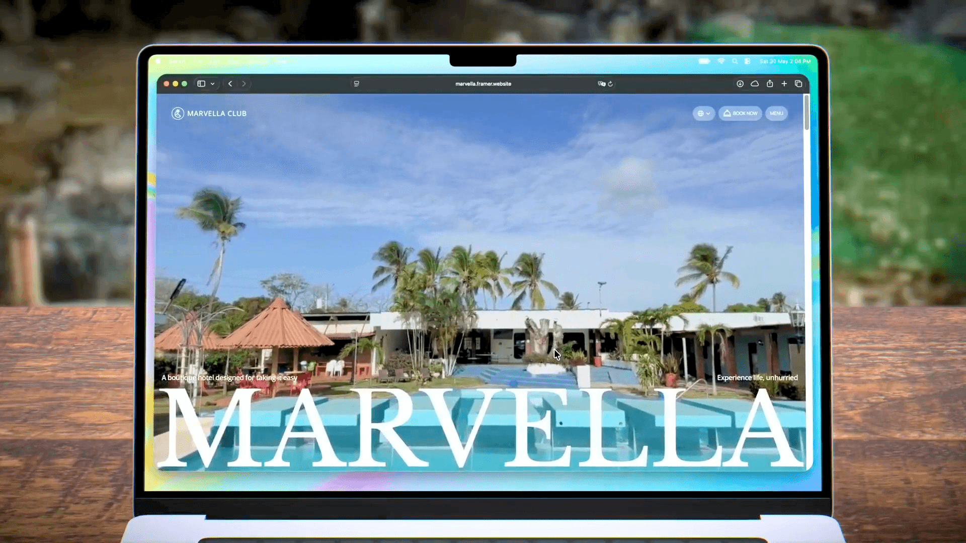 Marvella Club bilingual website concept redesign by ÉCLOVA Studio