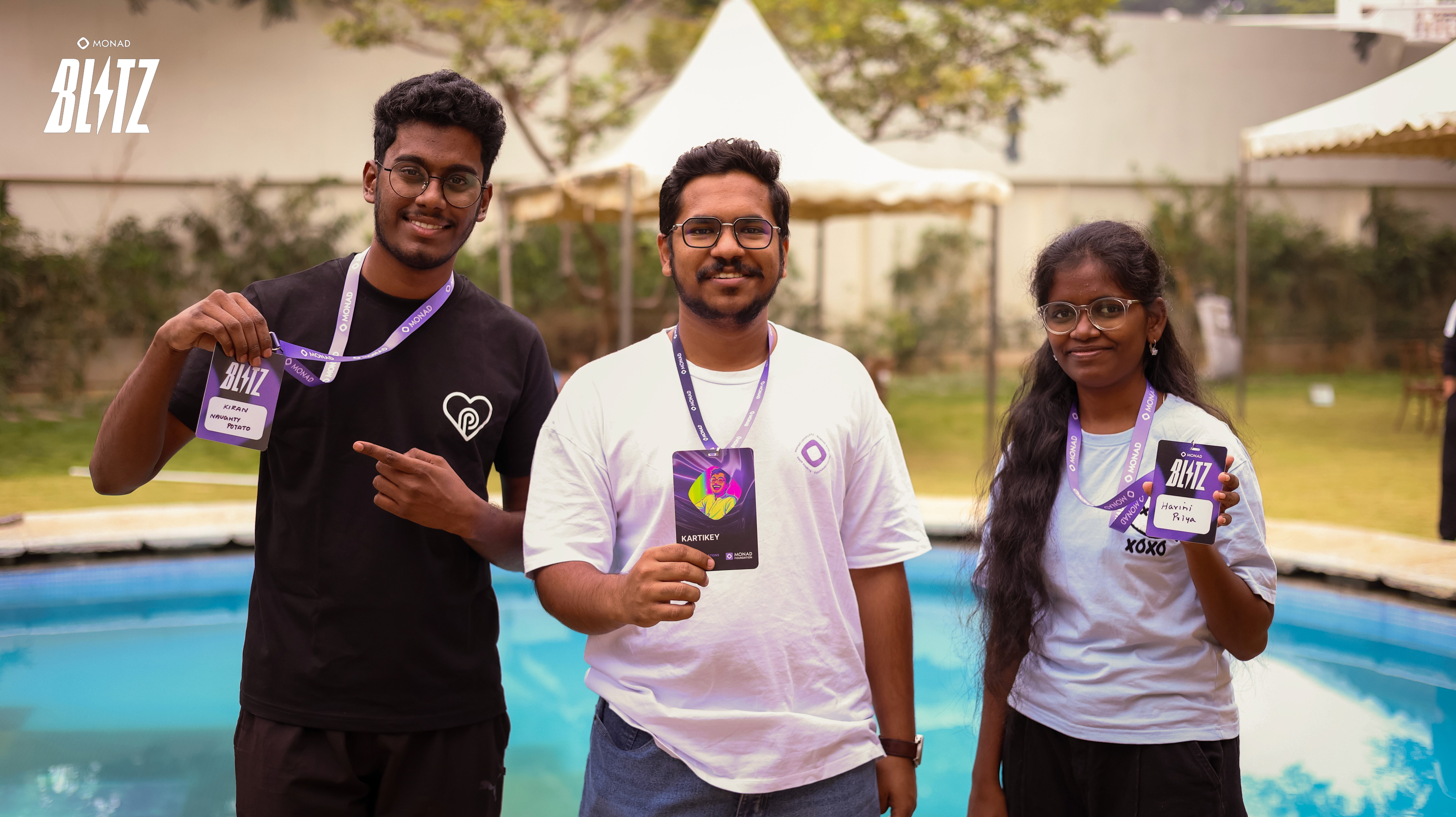 Developers collaborating during blockchain hackathon