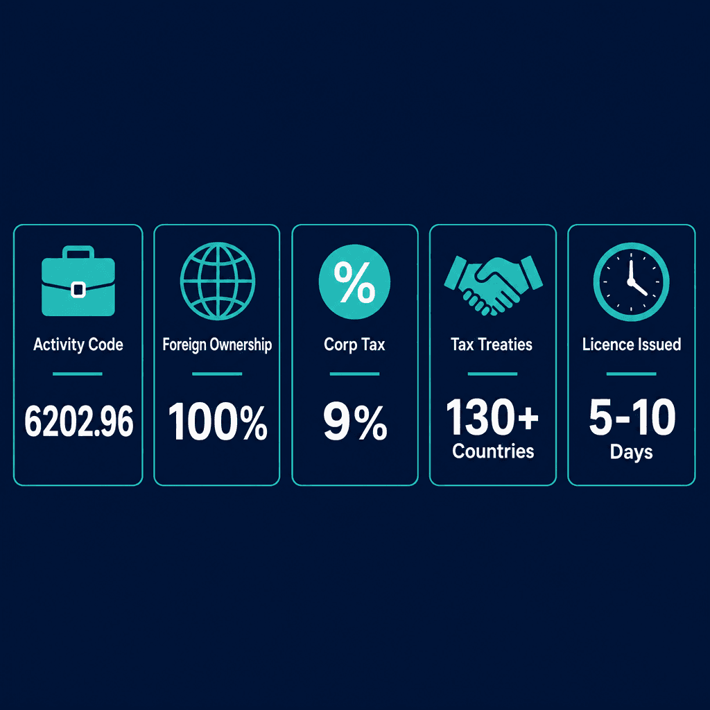 Infographic: Network Consultancies Business License in Dubai: Cost and Requirements