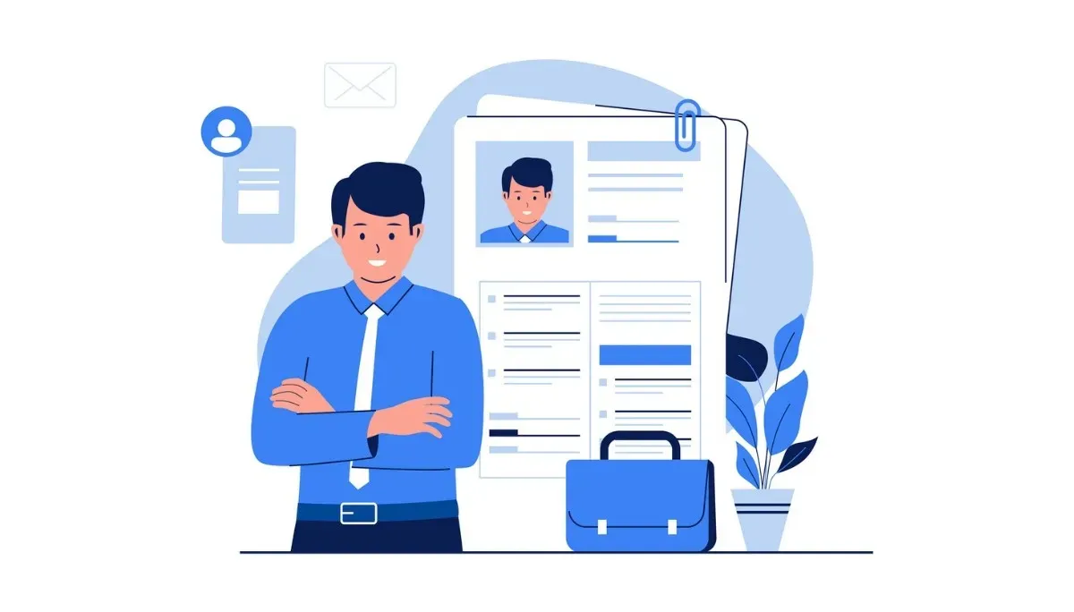 Illustration of people analyzing charts, factory systems, mobile tech, and data dashboards, symbolizing the wide range of modern career fields and how to evaluate them.