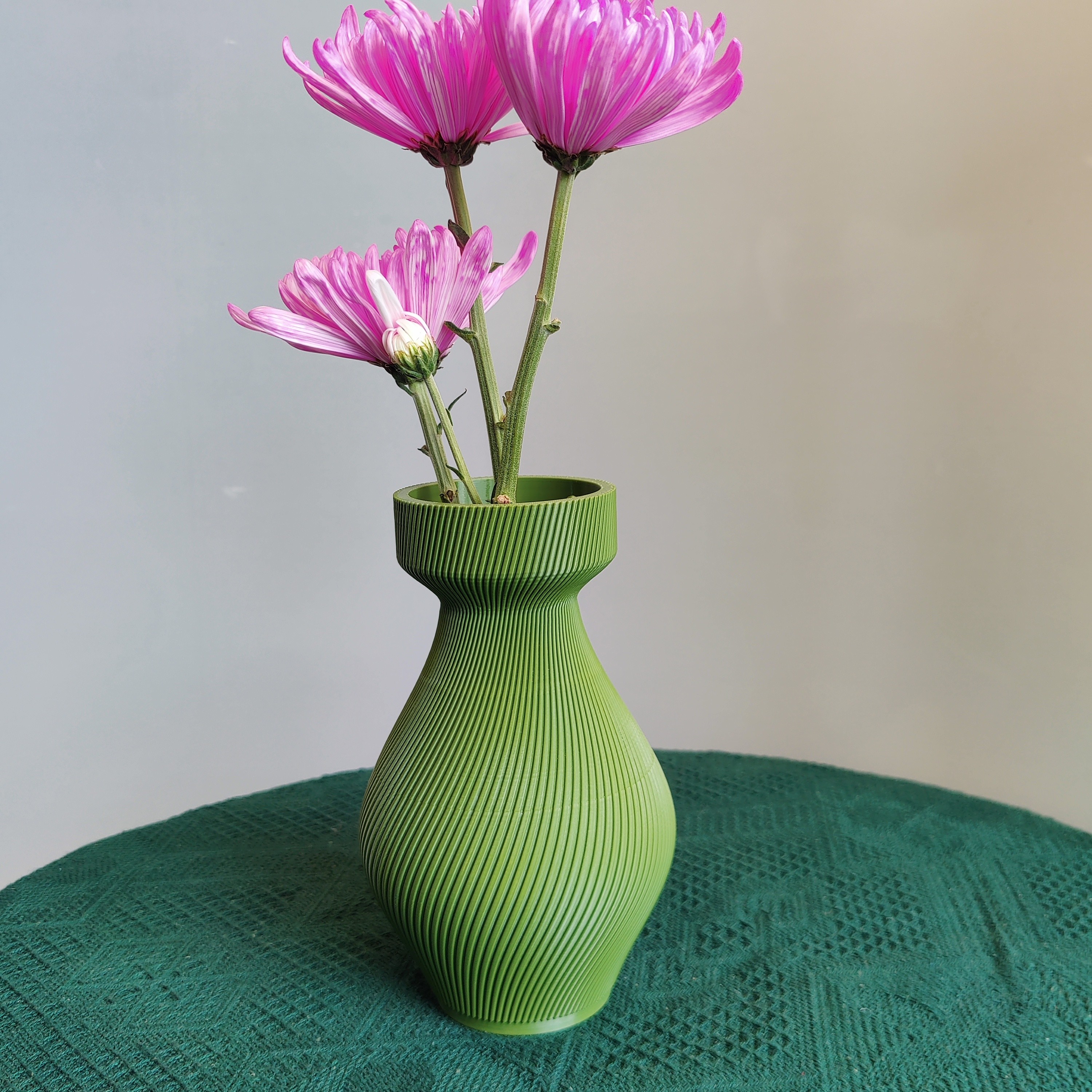Japandi Vase Green