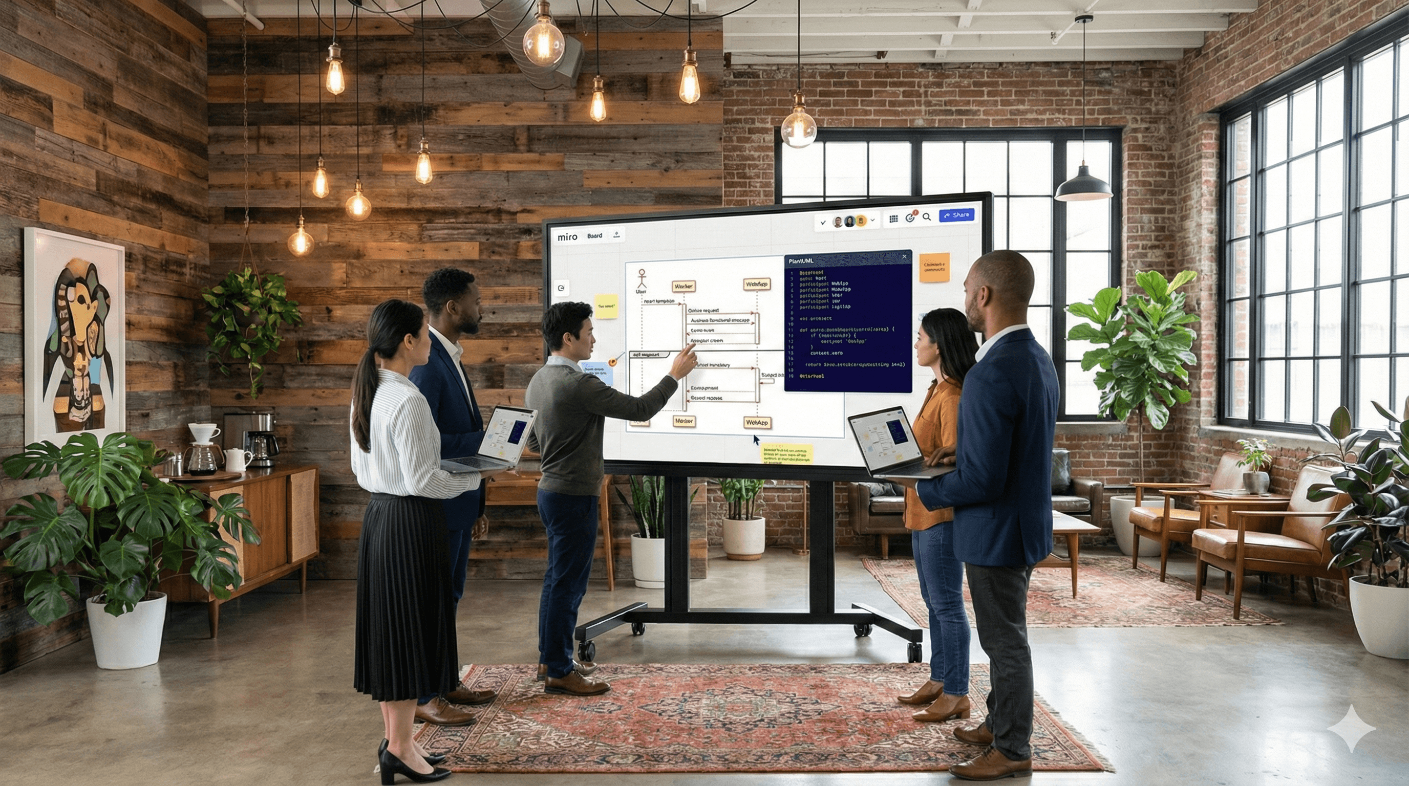 Create PlantUML diagrams directly inside Miro